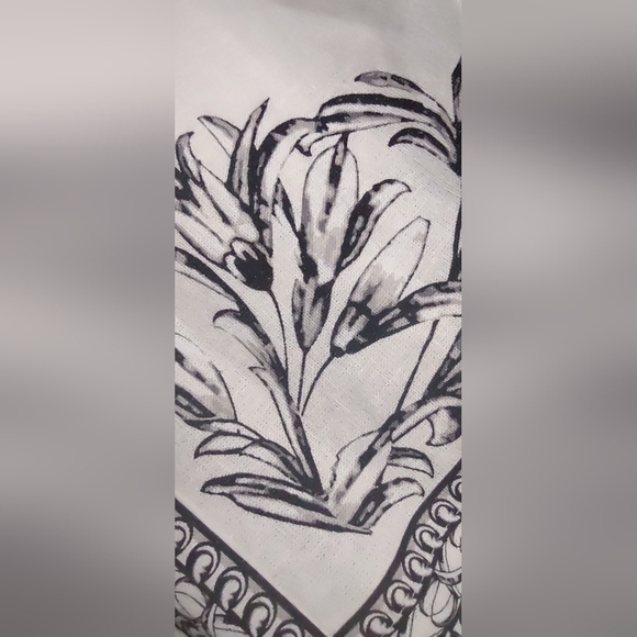 NWT $138 MAX STUDIO BLENDED LINEN WIDE LEG TROUSERS - Picture 7 of 8